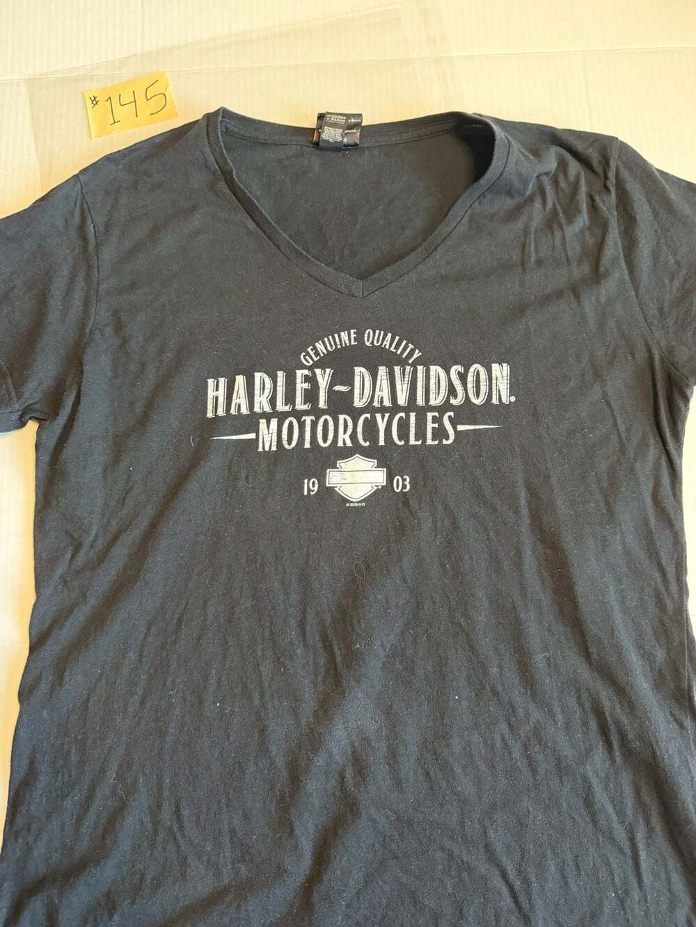 Harley-Davidson Privateers Halifax NS T-Shirt Size XL Black V-Neck